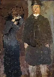Le couple ou La Remontrance par Edouard Vuillard