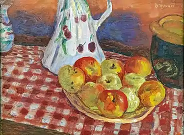 Les pommes rouges et jaunes (1920)