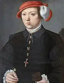 Portrait de gentilhomme par Bartholomaeus Bruyn le Jeune