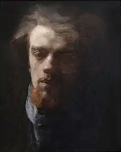 Autoportrait par Henri Fantin-Latour (1860)
