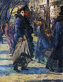 Sur le Boulevard (1893) - Louis Valtat