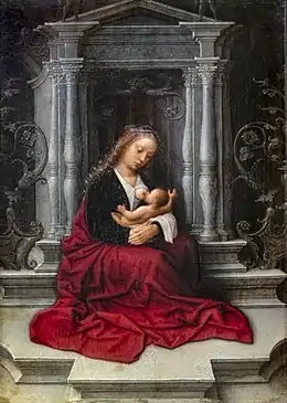 Vierge à l'Enfant par Adriaen Isenbrant