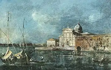 Vue de San Giorgio MaggioreFrancesco Guardi, 1765Fondation Bemberg.