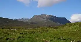 Vue du Ben Alder depuis l'est.