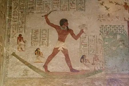 Tombe de Khnoumhotep II - Beni Hassan - XIIe dynastie.