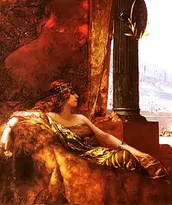 Benjamin-Constant, L'Imperatrice Theodora au Colisée, v. 1887.