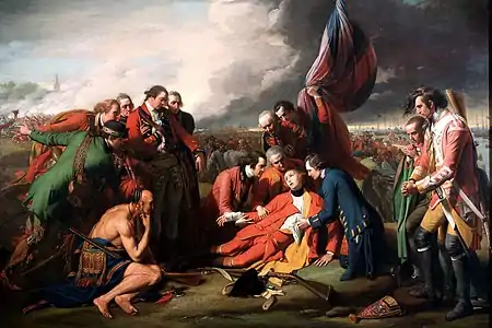West, la Mort du général Wolfe, 1771, Musée des beaux-arts du Canada