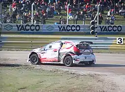 Benoit Morel, vainqueur en division 3 (Ford Fiesta MkVII Rallycross).