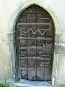 La porte de l'église