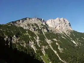 Vue du sommet du Berchtesgadener Hochthron.