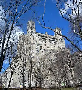 Vue générale depuis le parc.