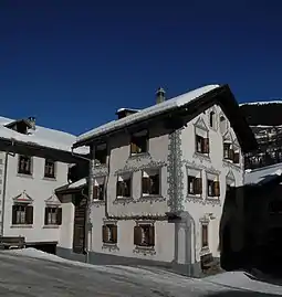 Maison des Grisons ornée de sgraffites