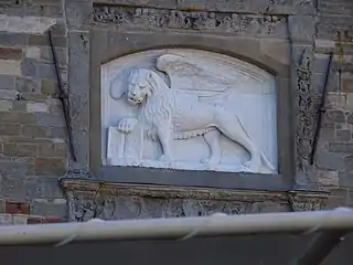 Bas-relief du Lion de Venise.