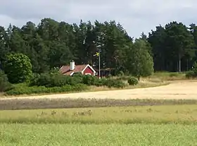 Maison traditionnelle sur l'île de Lovön