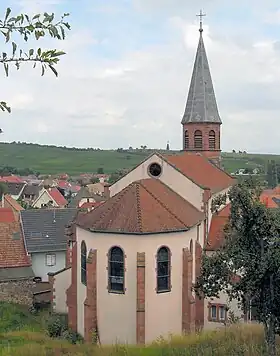 L'église Saint-Benoît.