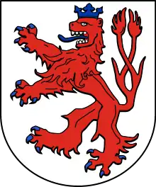 Avec le titre de comte de Limburg, les Isenberg changent leurs armes de la rose Isenberg pour le lion de Berg, porté par les ducs de Limburg. Il est toujours porté aujourd'hui par les Limburg Stirum.