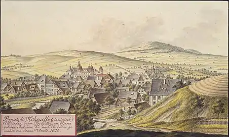 Vrchlabí en 1815, par Joann Venuto.