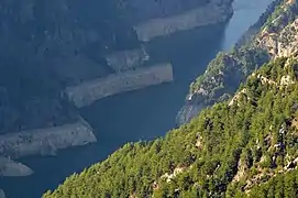 Lac du barrage de Berke en 2014.