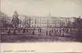 Jardin du pensionnat rue de la Loi vers 1903.