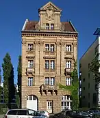 Immeuble résidentiel de la Denne witzstraße, ancienne entrée des thermes de la ville