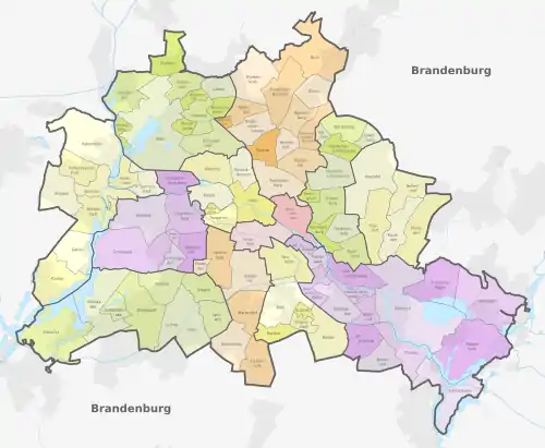 Les quartiers de Berlin