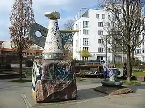 Fontaine du non-anniversaire à Berlin-Kreuzberg