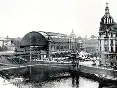 La gare en 1900