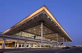 Vue de l'aéroport en octobre 2020.