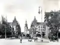 Kaiser-Wilhelm-Straße avec ses façades de Cremer & Wolffenstein (vers 1900)