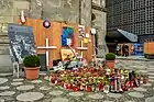 Mémoire des victimes de l'attentat du 19 décembre 2016 à proximité de l'église.