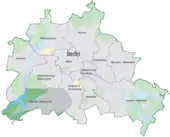 District map of Steglitz-Zehlendorf