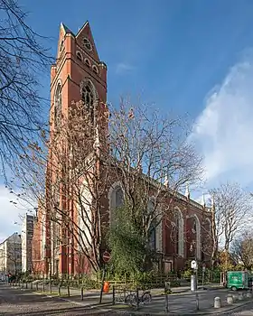 Clocher de l'église Saint-Matthias de Berlin