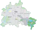 Localisation de l’arrondissement de Treptow-Köpenick