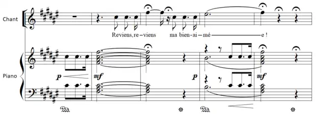 Partition piano-chant.