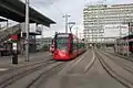 Rame 669 (Be 4/8) au terminus Wankdorf Bahnhof.