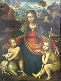 Vierge à l’Enfant avec saint Jean-Baptiste, Palais Carnolès de Menton