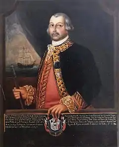 Bernardo de Gálvez, commandant en Louisiane puis dans les Caraïbes.