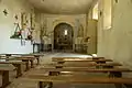 L'intérieur de la chapelle Sainte-Anne.