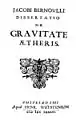 De gravitate aetheris, 1683