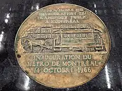 Plaque commémorative.