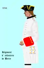 régiment de Berry de 1734 à 1757