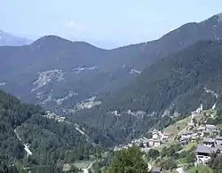 La haute vallée des Mochènes et le village de Palù del Fersina.