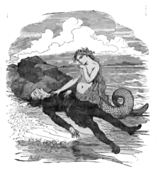 Illustration de La Petite Sirène, conte de Hans Christian Andersen.