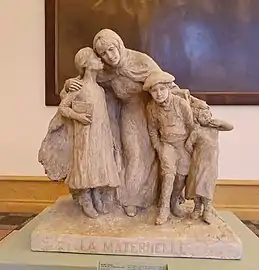 La maternelle, 1908, Modèle en plâtre, Petit Palais, Paris.