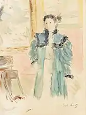 Jeune Fille au manteau vert, 1894.