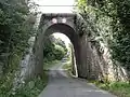 Viaduc de l'ancienne ligne de chemin de fer Cany - Fécamp.