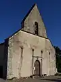 Le clocher-pignon de l'église Saint-Raphaël (sept. 2009)