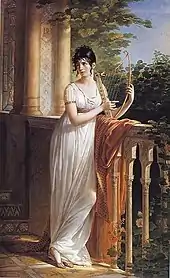 Portrait de Madame d'Arjuzonpar René Théodore Berthon (1776-1859).