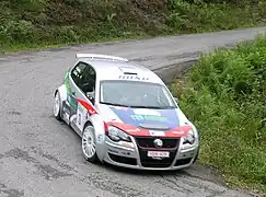 Alberto Hevia au rallye de Llanes 2007