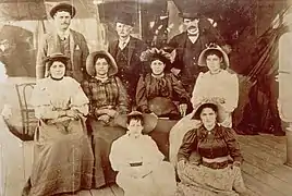 La Famille de Carlo Bertoleoni vers 1900.